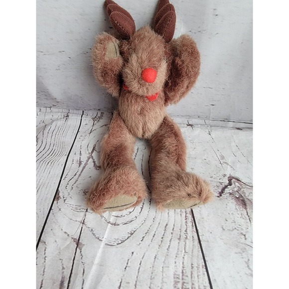 Wang’s International 14" Plush Reindeer Christmas Holiday Craft Stuffed Animal - Picture 6 of 7